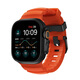 NOMAD【新品上市】美國NOMAD適用iwatch蘋(píng)果手表表帶applewatch9 Ultra2 運動(dòng)型全新品鈦合金氟橡膠硅膠 限量版丨火山橙丨鈦合金黑扣【49/45/44mm】