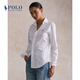 Polo Ralph Lauren 拉夫勞倫女裝 經(jīng)典款尖領(lǐng)棉質(zhì)襯衫RL24240 100-白色 XS (2)