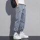 AEMAPE休閑褲男秋冬季新款運動(dòng)束腳哈倫工裝牛仔褲子男士潮牌百搭時(shí)尚 2025淺藍 30