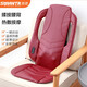 港德（SUNWTR）頸椎按摩器按摩靠墊超薄腰頸椎肩頸按摩儀頸部腰部肩部背部按摩椅RD-S8001   紅色