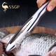 三四鋼（SSGP）魚(yú)鱗刨刮鱗器家用不銹鋼打鱗器刮魚(yú)鱗器去魚(yú)鱗器小工具魚(yú)鱗刮魚(yú)刷 魚(yú)鱗刨1個(gè)