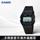 卡西歐（CASIO）F91W手表CASIO小方塊 復古防水男女情侶電子學生手表 F-91W表正品 F-91W-1SDG