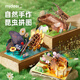 彌鹿（MiDeer）兒童立體拼圖昆蟲3d模型幼兒園立體拼插小朋友手工仿真益智玩具 仿真立體模型：西方蜜蜂