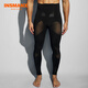 INSMANX男士塑身褲塑型九分褲塑腿提臀褲打底秋褲束腿緊身 黑色 S(2尺-2尺5)
