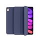 Tensam 適用iPad mini6保護套iPad mini5/4代三折支架保護殼1/2/3代平板 深海藍【蜂窩三折皮套】智能休眠 iPadmini 6【8.3英寸】