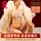 夢特嬌羊絨蠶絲德絨發(fā)熱高腰保暖褲女加絨加厚秋褲襯褲駝絨棉褲打底褲冬 女-郁金粉 XL