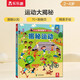 【滿87減18元】揭秘運(yùn)動(dòng)（2-4歲揭秘低幼版科普翻翻書）雙層翻翻+拉拉 折頁設(shè)計(jì) 樂樂趣童書幼兒?jiǎn)⒚闪Ⅲw書