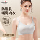 愛(ài)彼愛(ài)哺乳內衣產(chǎn)后喂奶專(zhuān)用孕婦文胸懷孕期薄款產(chǎn)前用舒適聚攏美背 無(wú)痕款哺乳內衣-灰色均碼
