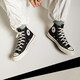 匡威（Converse）經(jīng)典款男女鞋三星標1970s休閑鞋情侶帆布鞋百搭黑高幫162050C 162050C 高幫黑色 現(xiàn)貨 41.5