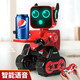 JJR/C男孩生日禮物6-10歲兒童玩具8-12歲女孩11歲15歲早教智能機(jī)器人 柯迪威樂(lè)-K10-紅色 智能兒童機(jī)器人