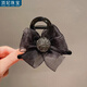頂妃（DING FEI）2025新款中號(hào)抓夾女發(fā)夾女后腦勺發(fā)量少頭發(fā)感鯊魚(yú)夾子頭飾發(fā)飾 鉆球網(wǎng)紗又字夾  A27-105