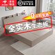 錦童【現貨速發(fā)】床實(shí)木床雙人床現代簡(jiǎn)約單人床臥室多功能高箱儲物床 灰橡木色1.5*2米（每天限購 裸床【升級實(shí)木】