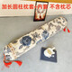 加長(cháng)圓柱老粗布枕套1.2米雙人長(cháng)條情侶純棉孕婦抱枕頸椎枕頭皮 一個(gè)繁花似錦（無(wú)枕芯） 120*28厘米圓柱枕套+內膽套