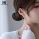 DAISY DREAM復(fù)古紅色美拉德耳環(huán)女獨(dú)特耳墜氣質(zhì)耳釘2025新款爆款設(shè)計(jì)百搭耳飾 復(fù)古紅色美拉德耳環(huán)