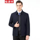 恒源祥羽絨服男厚款（可拆卸內(nèi)膽） 冬季新款中年男裝翻領(lǐng)防寒保暖外套爸爸裝中老年羽絨夾克衫 2115深藍(lán) 170/88A