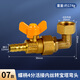 一靚天然氣管接頭配件燃?xì)庠钷D(zhuǎn)換接頭煤氣管接口四分內(nèi)絲寶塔彎頭活接 07：帶開(kāi)關(guān)4分活接轉(zhuǎn)寶塔彎頭