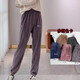 虎跡2026年男士春秋薄款寬松居家褲家-居-褲 可穿200斤男褲褲子 夢(mèng)幻紫 均碼