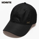 蒙奈特帽子男新款棒球帽戶(hù)外夏季登山釣魚(yú)速干遮陽(yáng)透氣運動(dòng)防曬太陽(yáng)帽女 黑色 可調節（55~62cm）