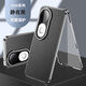 億姿 vivo S20Pro手機(jī)殼S20防摔外殼保護(hù)套雙面全包不用貼膜有防窺款有素皮款 防窺 素皮+玻璃 靜夜黑 vivo S20