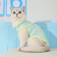 華元寵具（hoopet）貓咪衣服夏季薄款防掉毛貓衣服涼感夏天小貓貓寵物衣服薄款背心 香草奶昔涼感背心（綠） 2XL：胸圍59cm 建議15-18斤