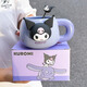 Hello Kitty庫洛米帶勺馬克杯陶瓷咖啡杯辦公室水杯家用可愛杯子女情人節(jié)禮物 庫洛米公仔大肚杯帶勺-禮盒裝