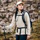 拓路者（Pioneer Camp）抓絨衣女400g搖粒絨外套秋冬立領(lǐng)上衣戶外保暖內(nèi)膽 淺杏 L 
