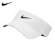 耐克（Nike） 空頂網(wǎng)球帽男女士夏季防曬無頂遮陽帽子運動鴨舌帽棒球籃球帽 FB5630-100白色【頭圍54-59cm】