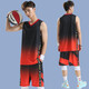 HKBQ籃球服套裝男定制球服球衣青少年籃球賽隊服夏季運動(dòng)訓練速干衣服 206黑色 2XL(170-175cm)