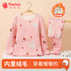 纖絲鳥(niǎo)（TINSINO）兒童保暖內衣女童秋衣秋褲套裝冬季加厚保暖睡衣 可愛(ài)小兔子