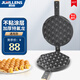 君凌君凌（JURLLENS）商用雞蛋仔模板 雞蛋仔機(jī)新款商用qq雞蛋仔機(jī)模板配件不粘鍋烤盤烤板 【加厚5層】圓形蛋仔黑色涂層