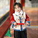旗鉑漢服男童冬2026新款兒童國風(fēng)拜年服 祥龍探春（僅上衣） 130