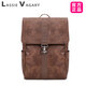 LASSIE VAGARY女士雙肩包2025新款時(shí)尚百搭大容量背包男女大學(xué)生電腦旅行書(shū)包 復古棕（可容納15.6寸電腦）
