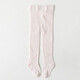 多拉麥格女寶寶連褲襪春夏季網(wǎng)眼薄款打底褲襪大屁屁女童白色舞蹈襪防蚊褲 豎紋款連褲襪 粉色 1-2歲 -21/23碼 建議80-90cm