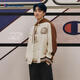 Champion[王俊凱同款]泡泡瑪特冠軍棒球服男24秋季新款夾克外套女 米色拼接 L