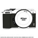 美然（MeIRaN）適用于尼康Z30相機z30機身保護膜Nikon z30相機貼紙全包保護膜碳纖維迷彩貼皮 綢緞白 尼康Z30