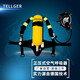 TELLGER正壓式消防空氣呼吸器RHZK5L6L鋼瓶防毒呼吸器微型消防站便攜式氧氣呼吸器面罩配件6L鋼瓶呼吸器