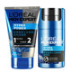 歐萊雅（L'OREAL）男士水能護膚品男洗面奶套裝面霜補水控油保濕滋潤膚擦臉油霜水乳 水能保濕2件套：潔面膏+滋潤乳