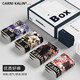 CARNI KALIN 男士?jì)妊澞衅浇茄澝匏慕茄濕么蟠a褲頭青少年運動(dòng)短褲頭 印花純棉A組 XL（110-130斤）