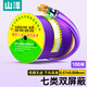 山澤 七類萬兆雙屏蔽網(wǎng)線【0.57±0.008mm純銅芯】CAT7類抗干擾低煙無鹵 工程家裝網(wǎng)絡(luò)箱線100米 710SZP