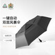 富爾頓fulton進(jìn)口雨傘男大號(hào)自動(dòng)折疊加大雙人雙層傘商務(wù)黑色抗風(fēng)雨傘情人節(jié)禮品 雙層加大自動(dòng)折疊風(fēng)暴傘