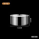 墨凜316食品級蒸蛋碗帶蓋寶寶蒸雞蛋羹304不銹鋼蒸飯燉盅雞蛋糕碗 316鋼(中號13.5cm)