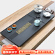 向豐 烏金石茶盤(pán)紫砂茶具套裝帶全自動(dòng)電器功夫茶臺茶海電磁爐茶托盤(pán) 蘇窗（全自動(dòng)玻璃套裝） 80*40*3cm