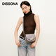 DISSONA迪桑娜女包莊園單肩斜挎包質(zhì)感腋下小方包馬 深灰色