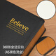 米故事a5加厚筆記本子學(xué)生文具日記本簡(jiǎn)約復古b5超厚手帳本創(chuàng  )意記事本古風(fēng)空白本會(huì )議記錄本定制logo A5中號-黑色金邊【720頁(yè)/空白頁(yè)】