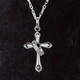 知尋925純銀十字架項鏈男士銀吊墜時(shí)尚個(gè)性小眾設計生日禮物送男友 s925純銀 配銀鏈