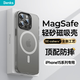 邦克仕(Benks)蘋(píng)果15/15promax手機殼iphone15pro輕砂防摔磁吸殼耐磨不沾指紋 【鈦灰】氣囊防摔 | 輕奢磨砂 | 原機手感 iPhone 15 Pro 6.1寸