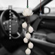卡麗蒂汽車(chē)掛件菩提蓮花高檔平安創(chuàng  )意車(chē)內用品車(chē)載香水吊墜后視鏡裝飾品 菩提蓮花掛件+藏銀蓮蓬