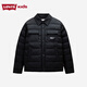 LEVI'S李維斯童裝羽絨服男童2024冬季新款防寒外套 黑美人 160/76 