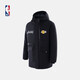 NBA 湖人隊棉服 拼接系列 運動(dòng)保暖連帽工裝加厚派克棉服 M