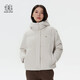 KOLON SPORT可隆SECO短款羽絨服 女子戶(hù)外防風(fēng)連帽通勤保暖鵝絨服